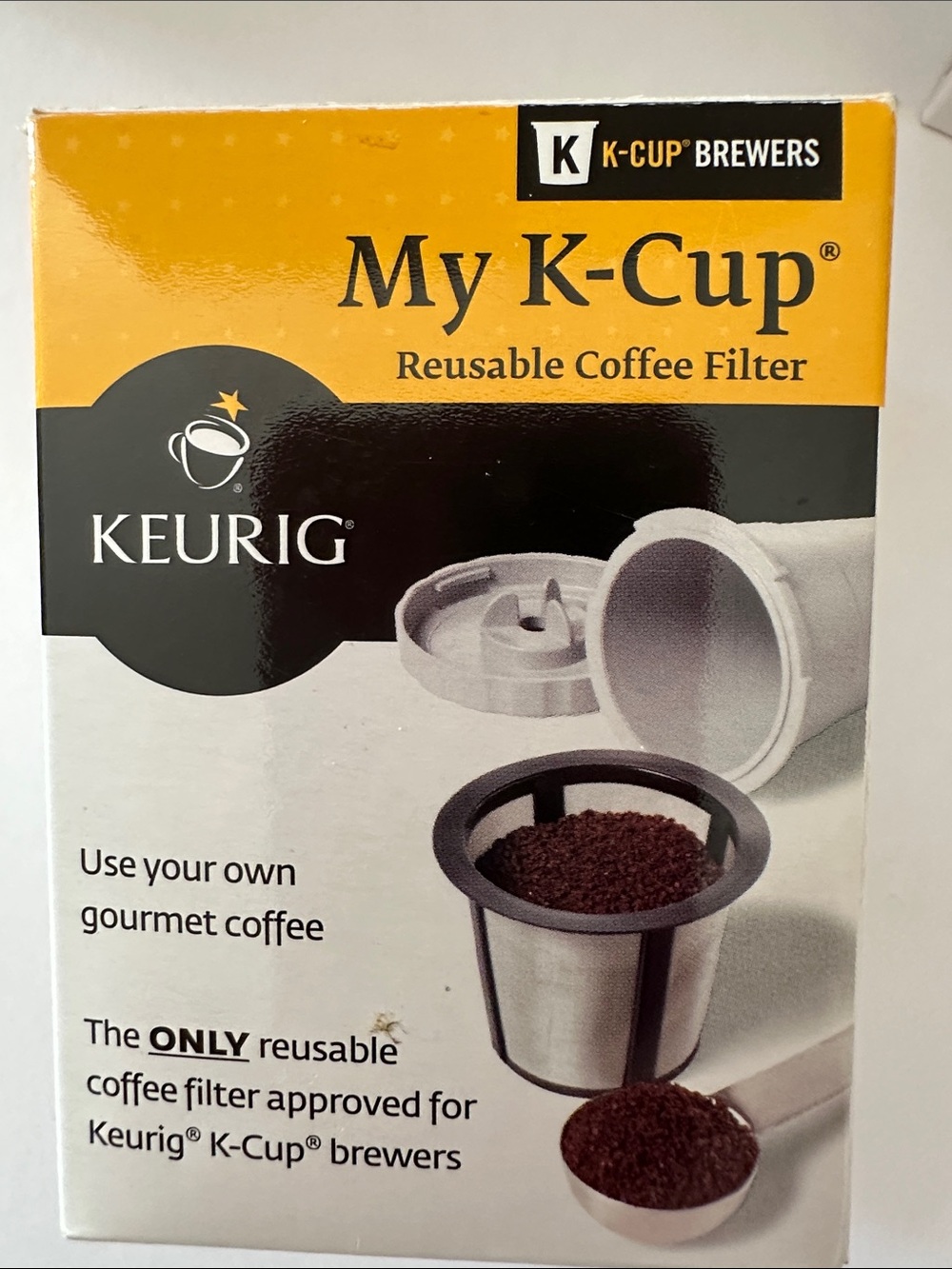Keurig Reusable Coffee Filter Kit - plus 2 replacement Filters